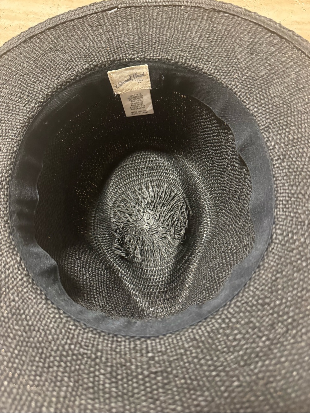 Universal Thread Straw Wide-Brim Sun Hat - Picture 3 of 5